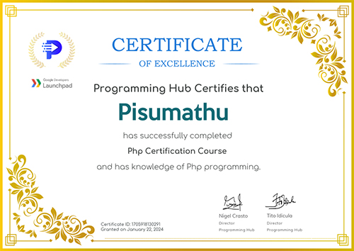 PHP Certification Course